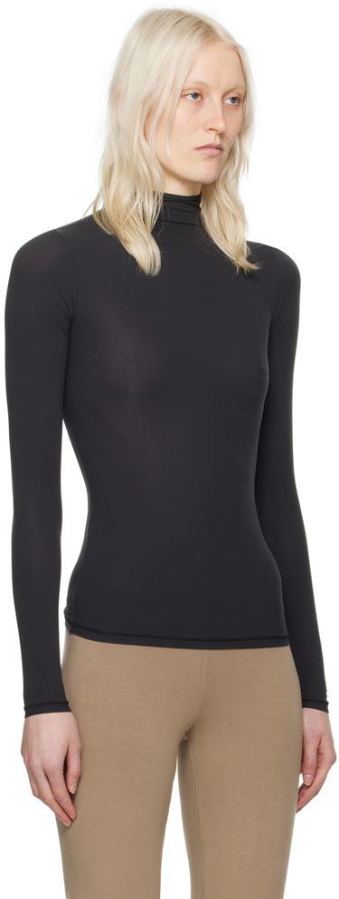 Pleteni pulover SKIMS SKIMS Fits Everybody Turtleneck Top Rjava | AP-TTN-1230, 4