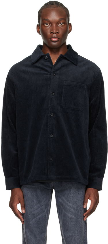 Srajce Samsoe Samsoe Samsøe Samsøe Damon Corduroy Shirt Mornarica | M23300049, 0