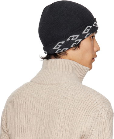 Beanie Givenchy Givenchy 1972 Monogram Reversible Beanie Črna | 710003975001-U7930, 2