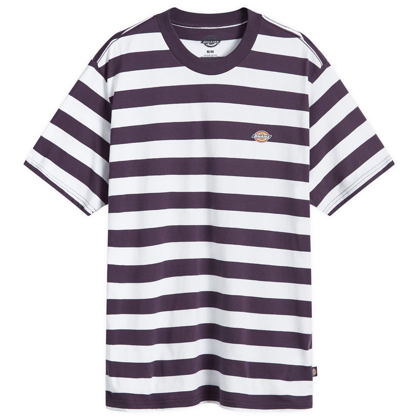 Majica Dickies Rivergrove Stripe T-Shirt Lila | DK0A4Y8YJ561