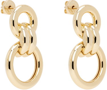Uhani Anine Bing Anine Bing Round Link Drop Earrings Kovinski | A-15-3405-GLD1, 1