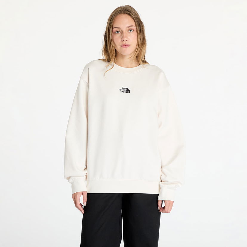 Pulover The North Face Sweatshirt W Essential Oversize Crew White Dune XS Bela | NF0A89EPQLI1