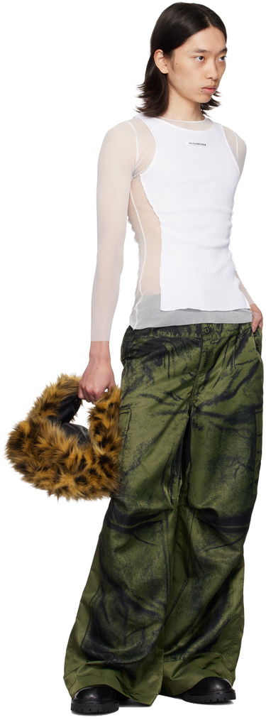 Cargo hlače Jean Paul Gaultier Jean Paul Gaultier 'The Trompe-L'œil' Cargo Pants Zelena | 24/30-F-PA134-C539-4100, 3