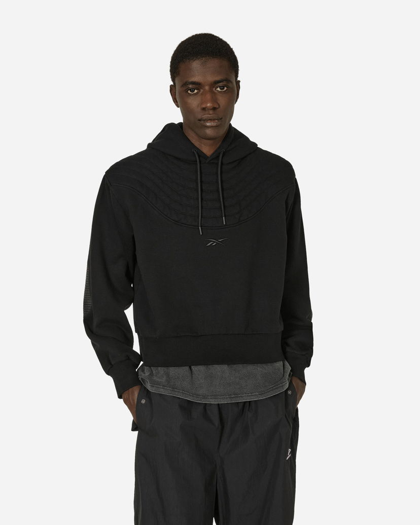 Pulover Reebok Machine-A Padded Biker Hoodie Black Črna | RMBB005C99FLE001