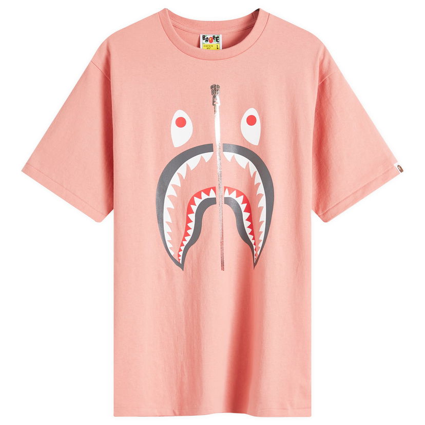 Majica BAPE A Bathing Ape Men's Shark T-Shirt in Pink, Size Large | END. Clothing Roza | 001TEK301003M-PNK