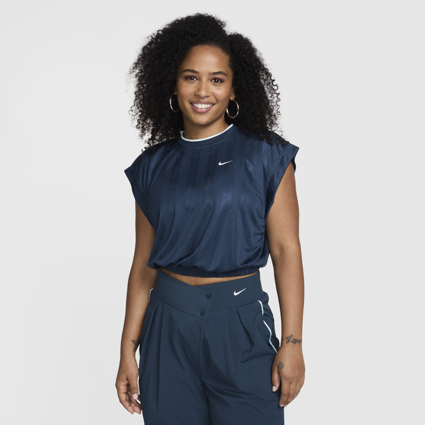 Majica brez rokavov Nike Dri-FIT Sportswear Collection Mornarica | FV7549-478