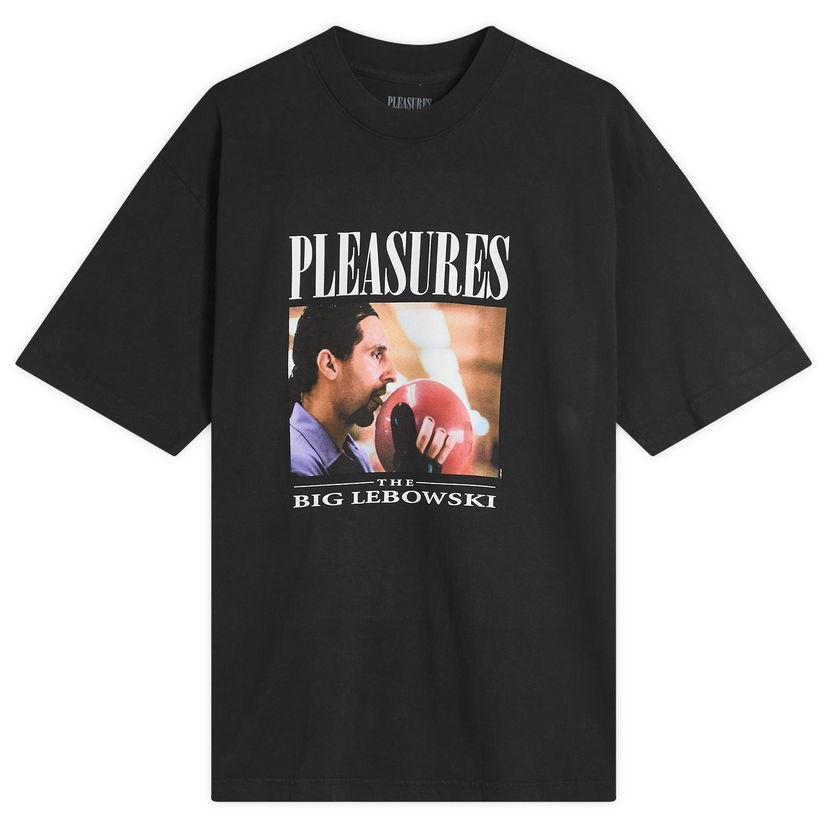 Majica Pleasures The Big Lebowski Lick Graphic Tee Črna | P25SU057-BLK
