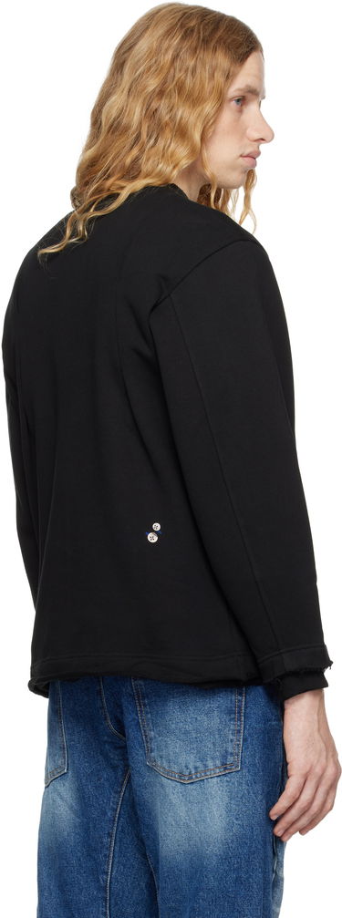 Pulover ADER ERROR Black Graphic Sweatshirt Črna | BN01FWSW0102BK, 2
