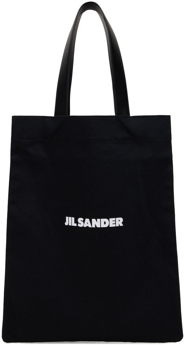 Tote bag Jil Sander Flat Shopper Medium Tote Bag Črna | J26WC0004_P4863
