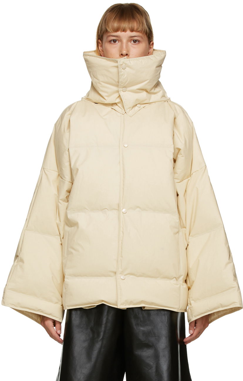Puhovka Bottega Veneta Down Puffer Coat Bež | 632739 VKH50