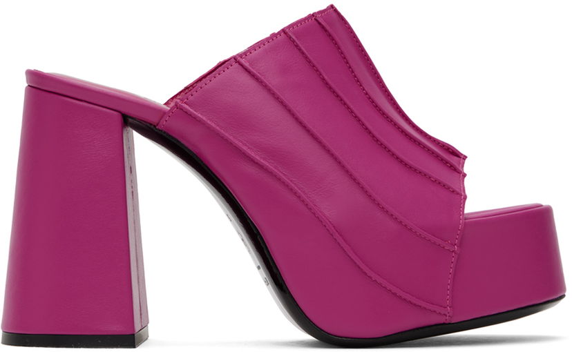 Obleke BY FAR BY FAR Brad Heeled Sandals Roza | 23PFBRAMFCHNAP
