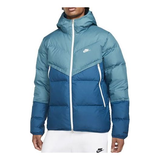 Puhovka Nike Sportswear Windrunner Hooded Jacket Modra | DD6796-415