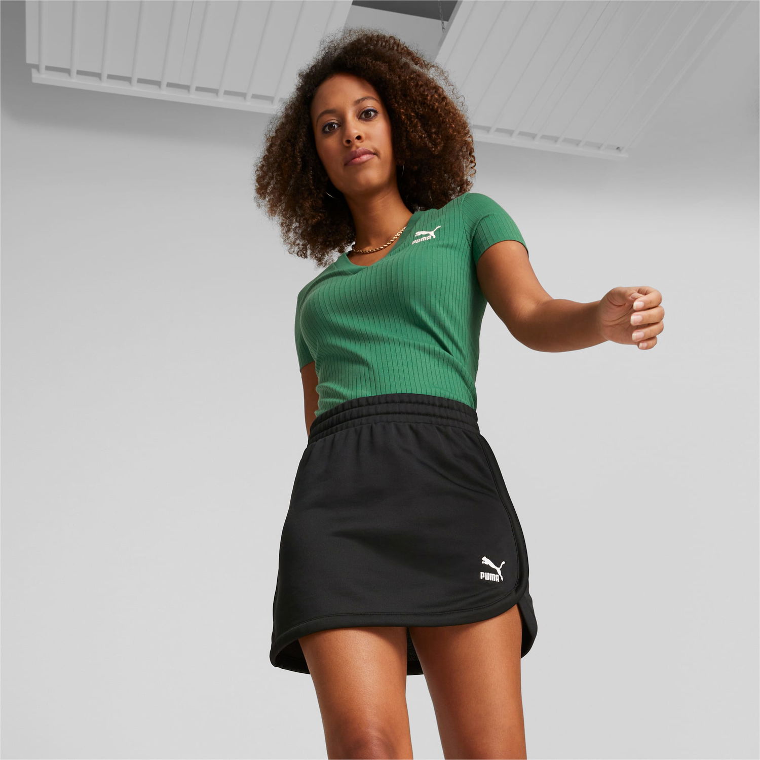 Krila Puma Classics A-Line Skirt Črna | 538061_01, 1