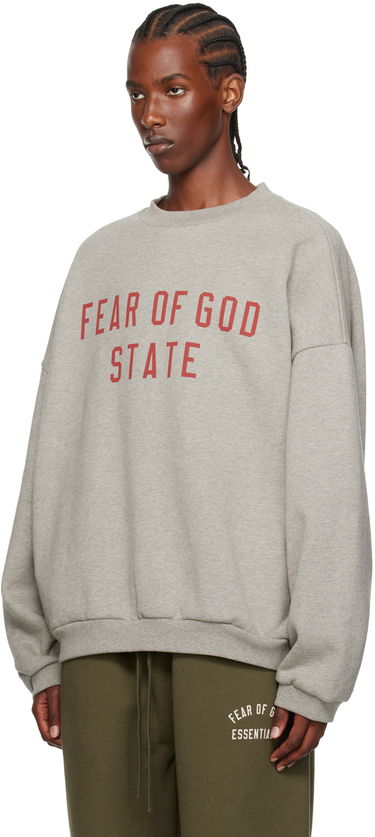 Pulover Fear of God Crewneck Sweatshirt Siva | 192BT246261F, 3