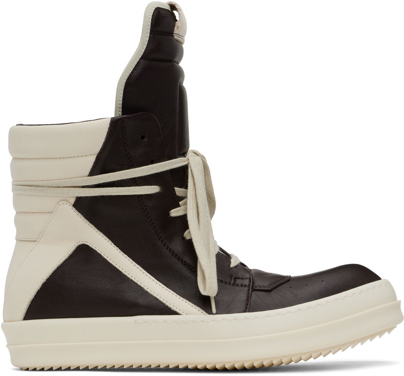 Superge in čevlji Rick Owens Rick Owens Hollywood Geobasket Rjava | RU01E5894 LGYLCO