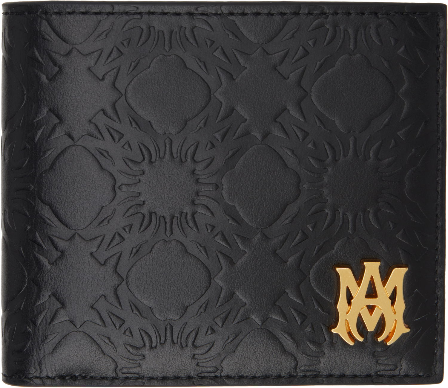 Denarnica AMIRI Quad Embossed Leather Bifold Wallet Črna | AMACBI1010, 0