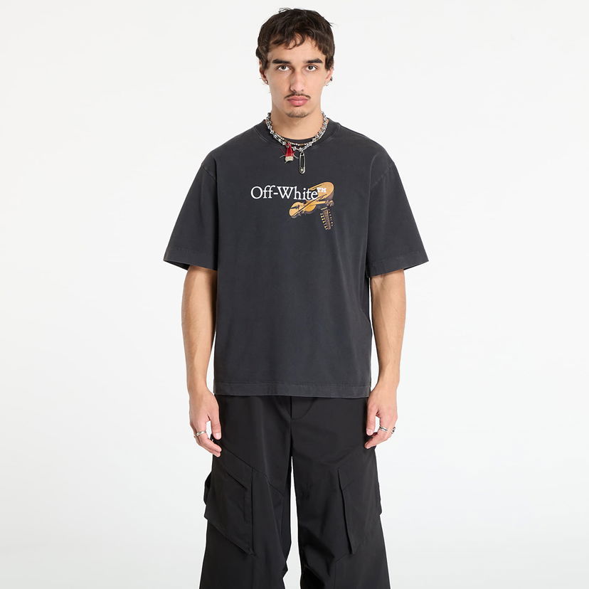 Majica Off-White Off-White Cupid Arrow Skate Short Sleeve T-Shirt Črna | OMAA120F25JER00V1301