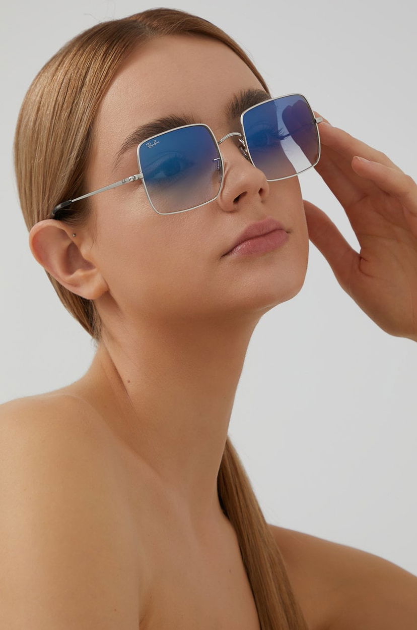 Sončna očala Ray-Ban Ray-Ban Square Sunglasses Modra | 0RB1971.91493F.54