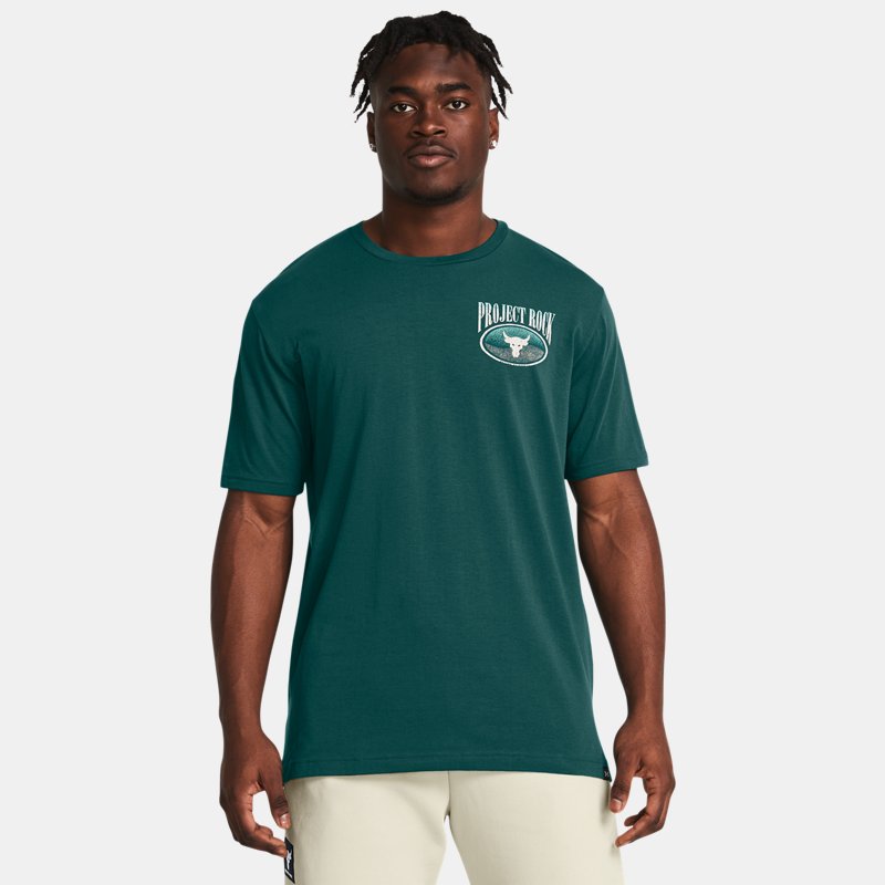 Majica Under Armour Project Rock Day Kurzarm-Shirt Zelena | 1383221-449