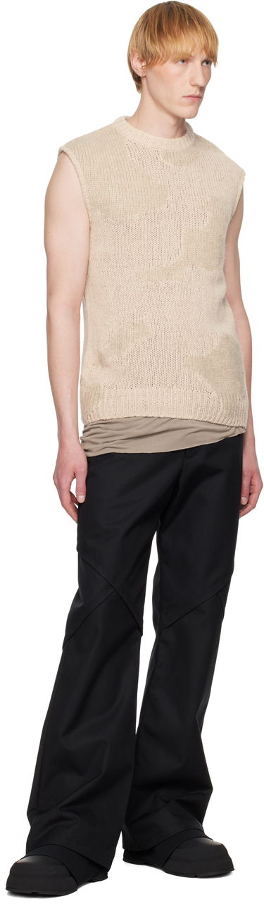 Pleteni pulover HELIOT EMIL HELIOT EMIL Ophiolite Knit Vest Bež | SS25_M_07_074_ST18, 3