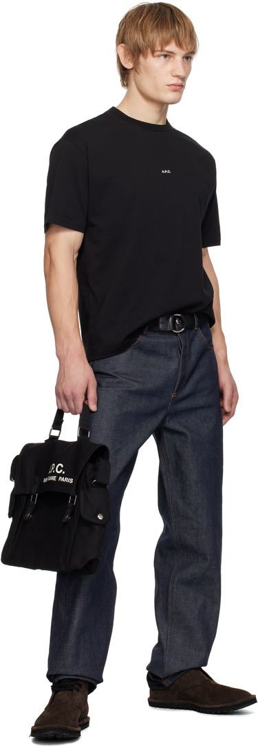 Torba za čez ramo A.P.C. A.P.C. Besace Recuperation Canvas Bag Črna | CODBM.H61930, 4