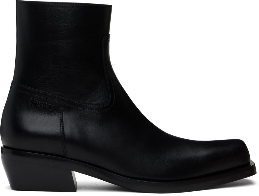 Superge in čevlji Versace Versace Luciano Boots Črna | 1016157_1A11084