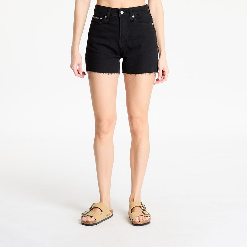 Kratke hlače CALVIN KLEIN Calvin Klein Jeans Mom Denim Shorts Črna | J20J225154 1BY