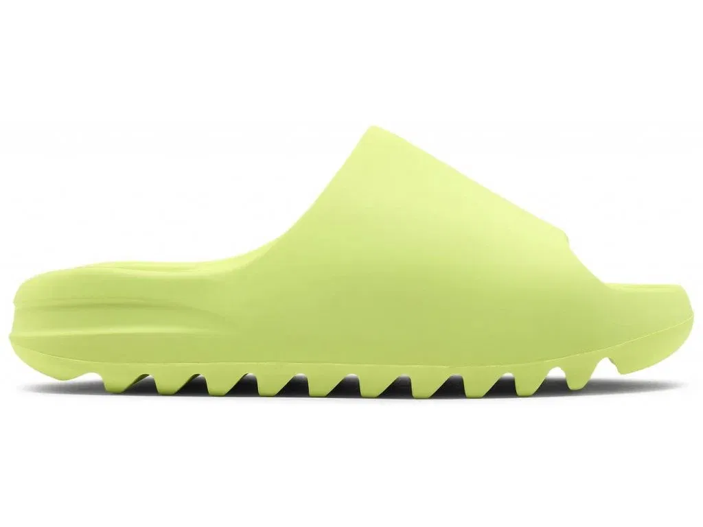 Superge in čevlji adidas Yeezy Yeezy Slide "Glow Green" 2022 Zelena | HQ6447, 0