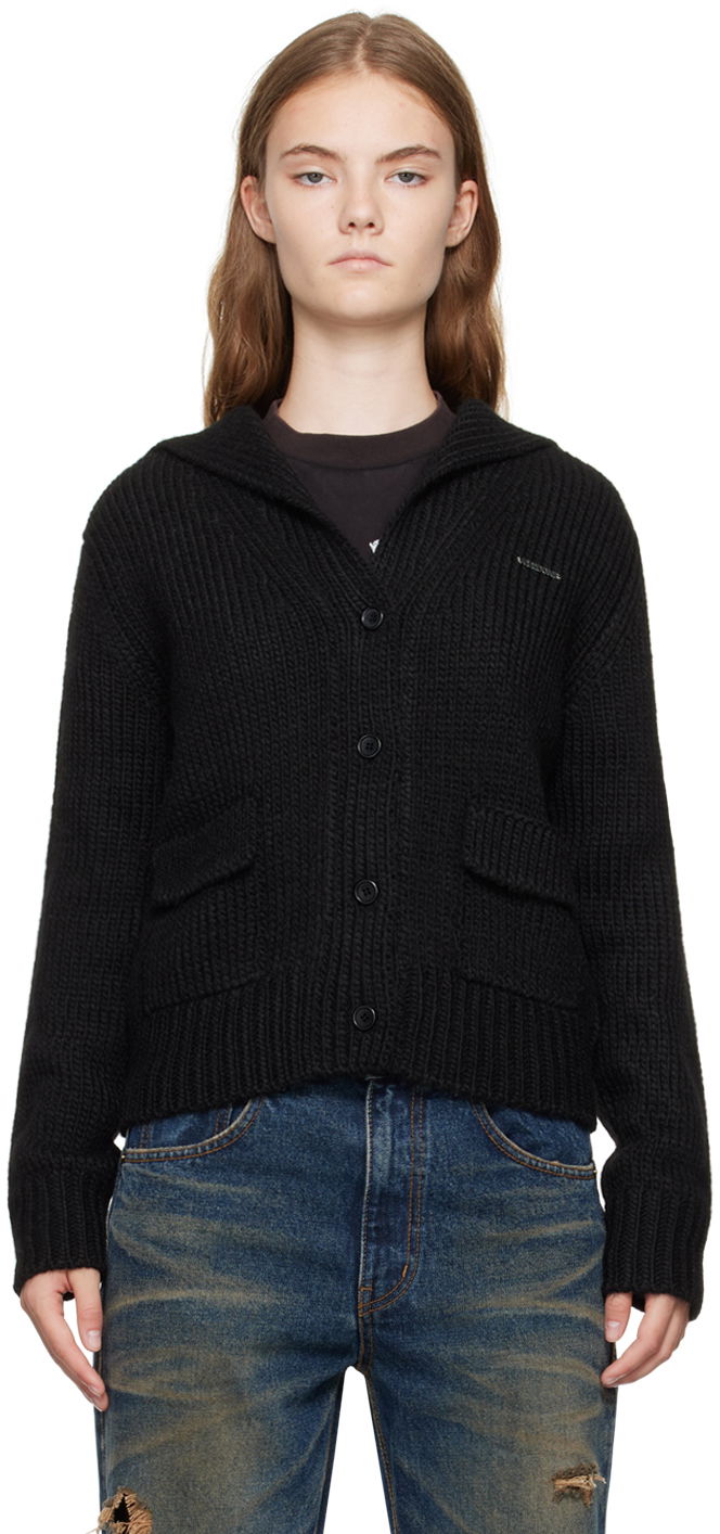 Pleteni pulover We11done Sailor Knit Cardigan Črna | WD-KC2-24-632-W-BK