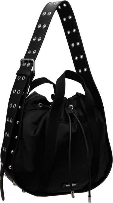 Torbica We11done We11done Belted Punk Drawstring Bag Črna | WD-AB0-25-482-U-BK, 1