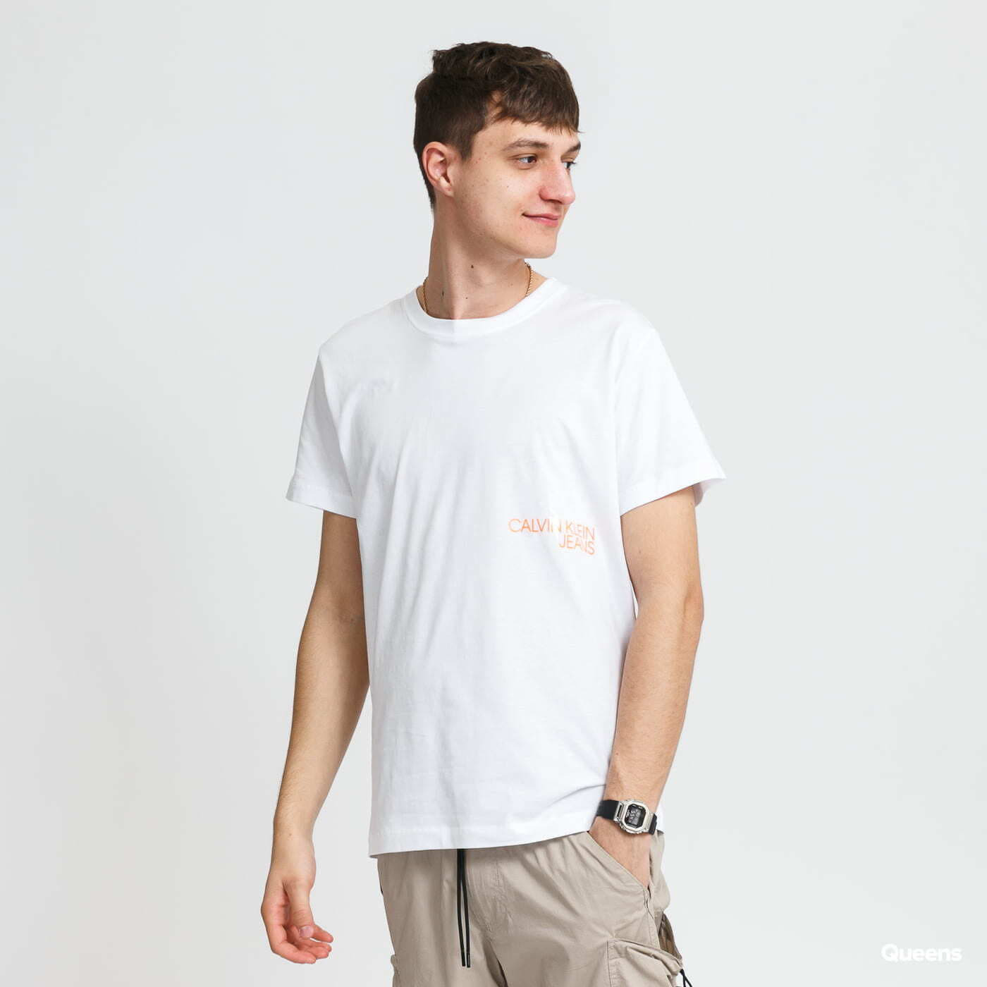 Majica CALVIN KLEIN Monogram Clear Bela | J30J317507 YAF, 0