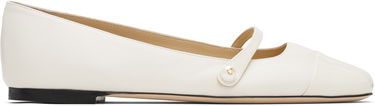 Superge in čevlji Jimmy Choo Jimmy Choo Elisa Ballerina Flats Bela | ELISA FLAT, 0