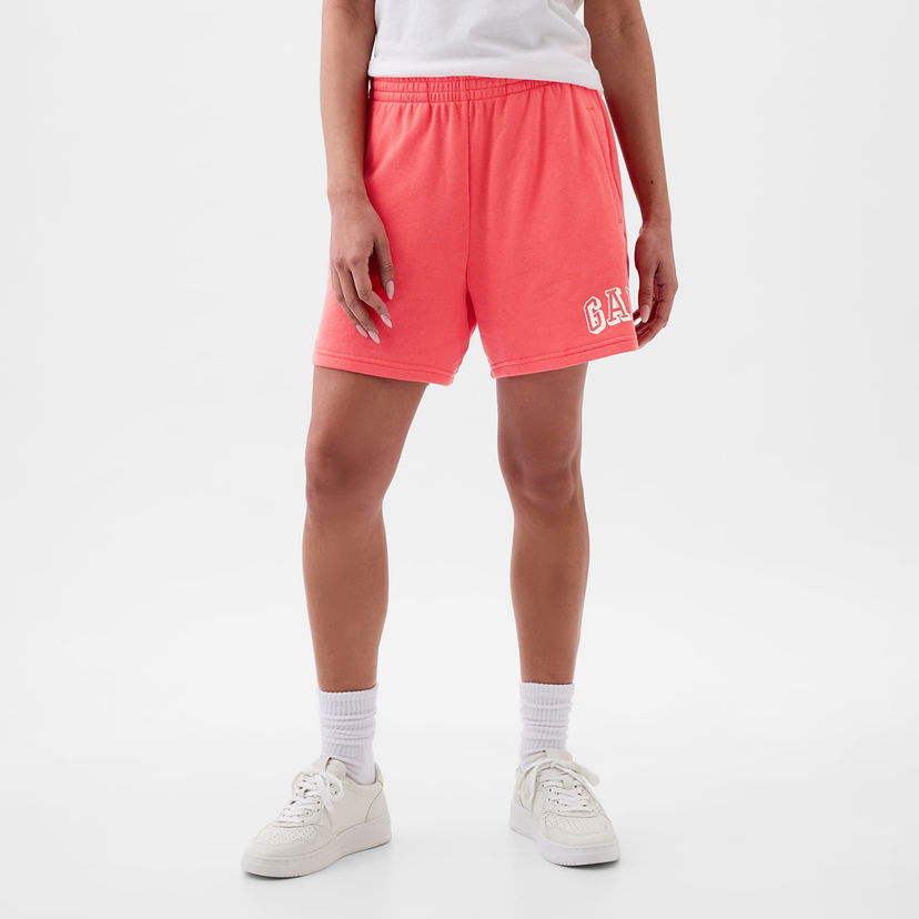 Kratke hlače GAP Logo Shorts Cayenne Rdeča | 885590-02
