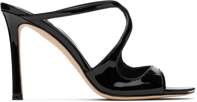 Torbica Jimmy Choo Jimmy Choo Anise 95 Heeled Sandals Črna | ANISE 95