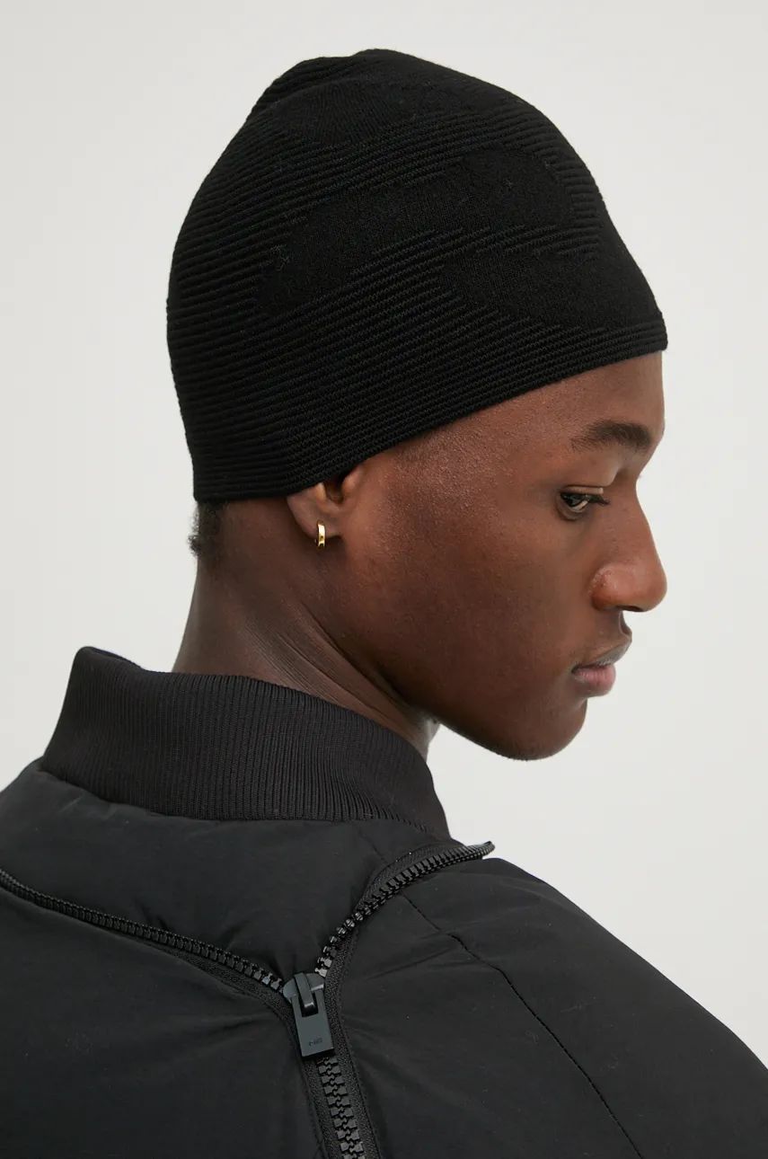 Beanie HELIOT EMIL Thin Knit Beanie Črna | AW24.16.108.BLK01, 1