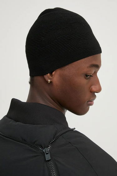 Beanie HELIOT EMIL Thin Knit Beanie Črna | AW24.16.108.BLK01, 1
