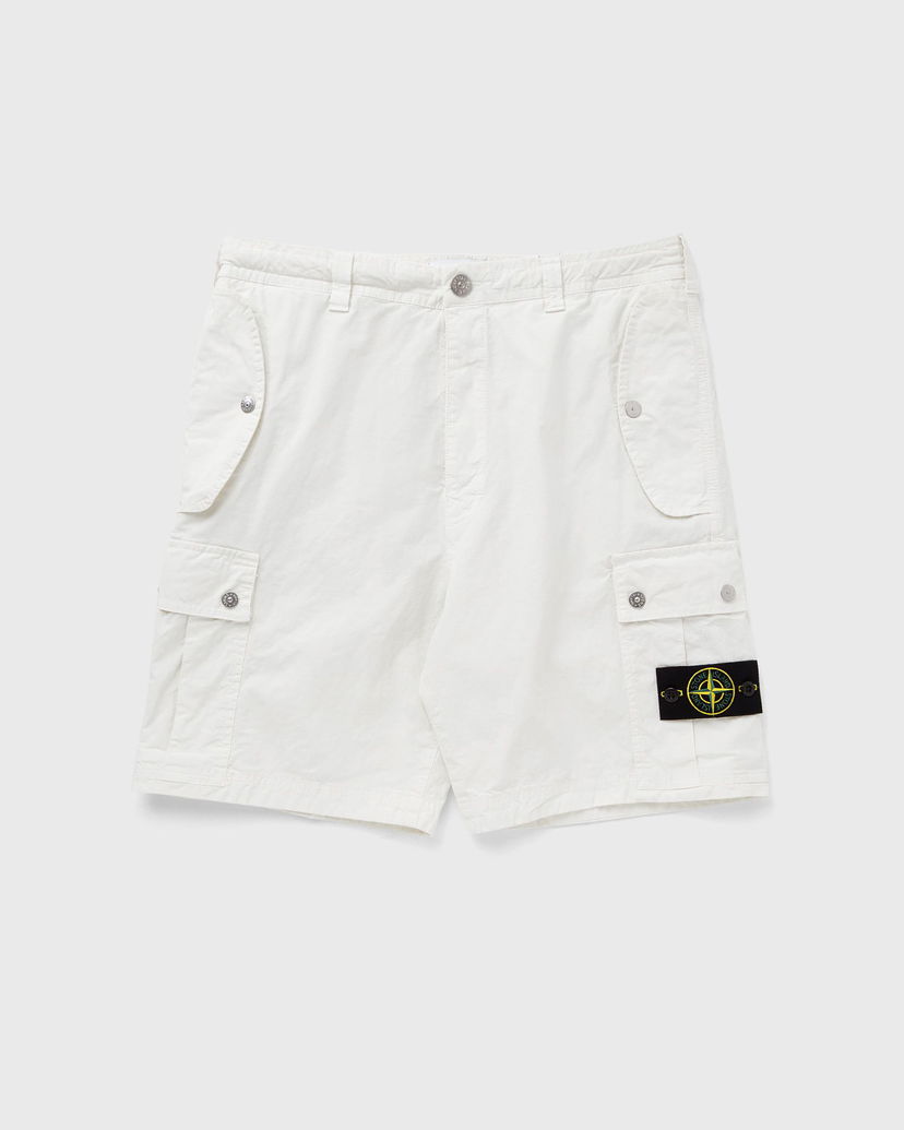 Kratke hlače Stone Island Comfort Cargo Shorts Bela | K1S15L100004S0063.V0093