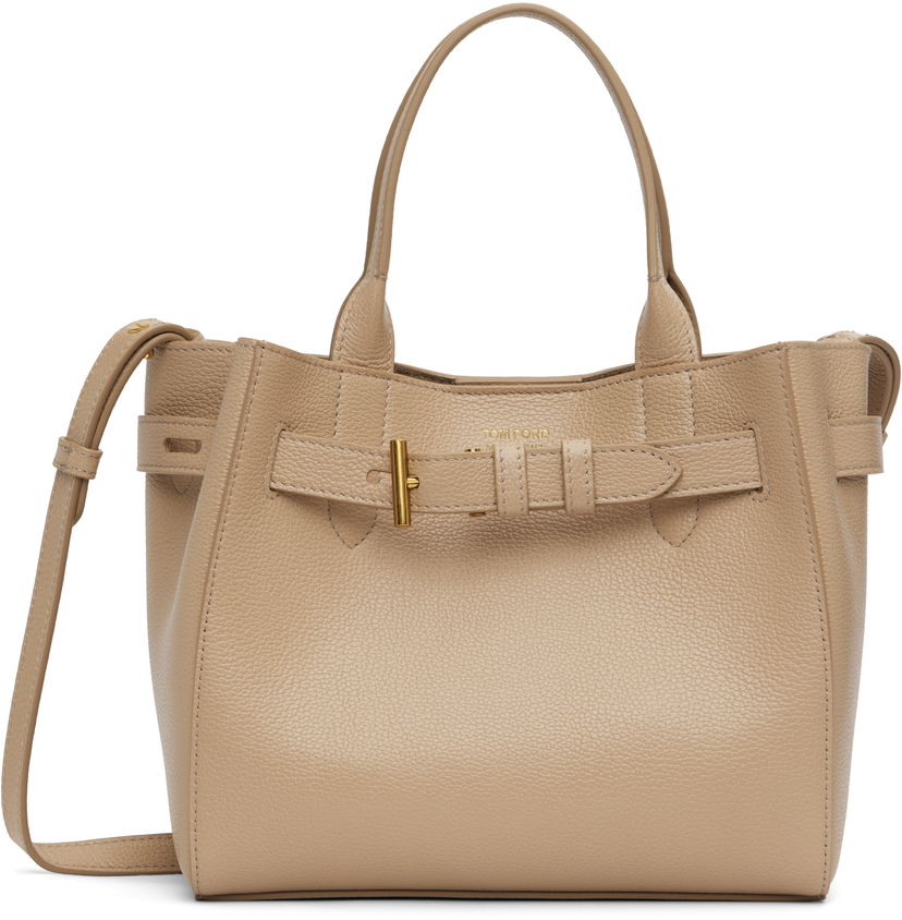 Torbica Tom Ford Tom Ford Audrey Small Grain Leather Bag Bež | L1885-LCL429X