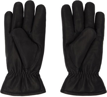 Rokavice Carhartt WIP Leather Gloves With Elastic Wrist Črna | I030900, 1