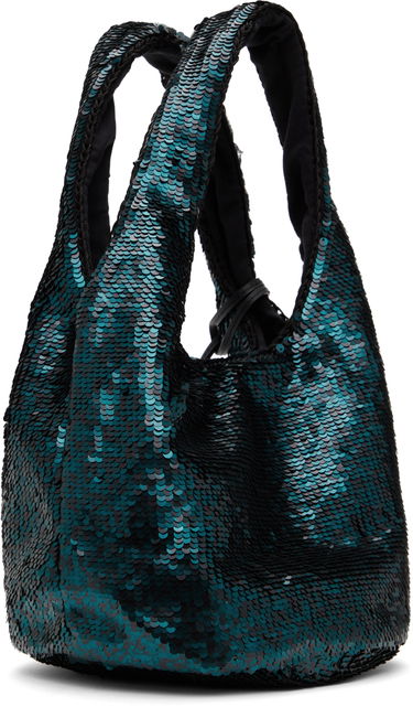 Torbica JW Anderson JW Anderson Mini Sequin Shopper Bag Zelena | HB0728-FA0230, 2