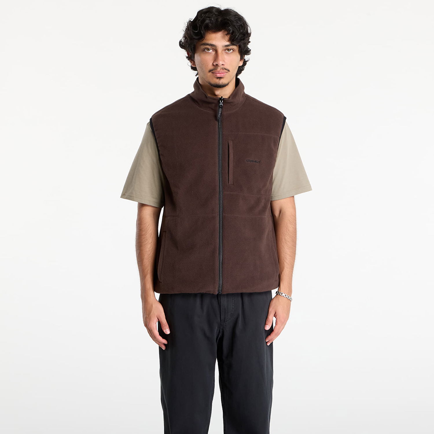 Telovnik GRAMICCI Gramicci Thermal Fleece Reversible Vest Črna | G5FU-J005 TOBACCO, 1