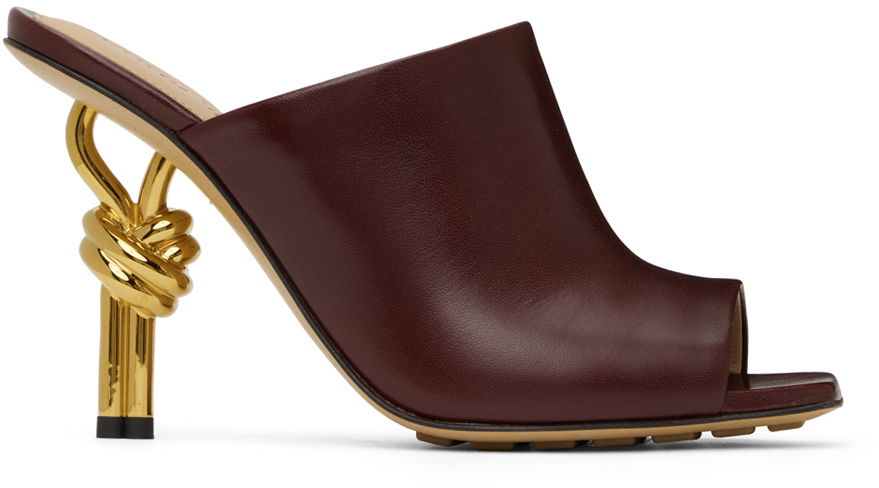 Superge in čevlji Bottega Veneta Knot Mules "Brown" Rjava | 740589 VBSF0, 0