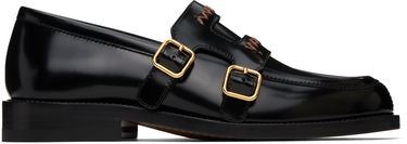 Oblačila Marni Marni Bambi 3.0 Double Buckle Loafers Črna | MOMS006002 PS679, 0