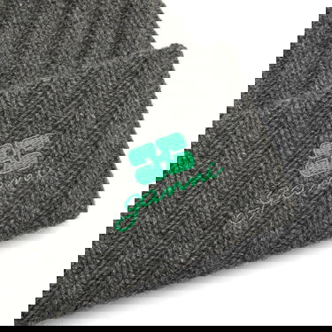 Beanie GANNI Core Future Wool Knit Beanie Siva | A6928-220, 2