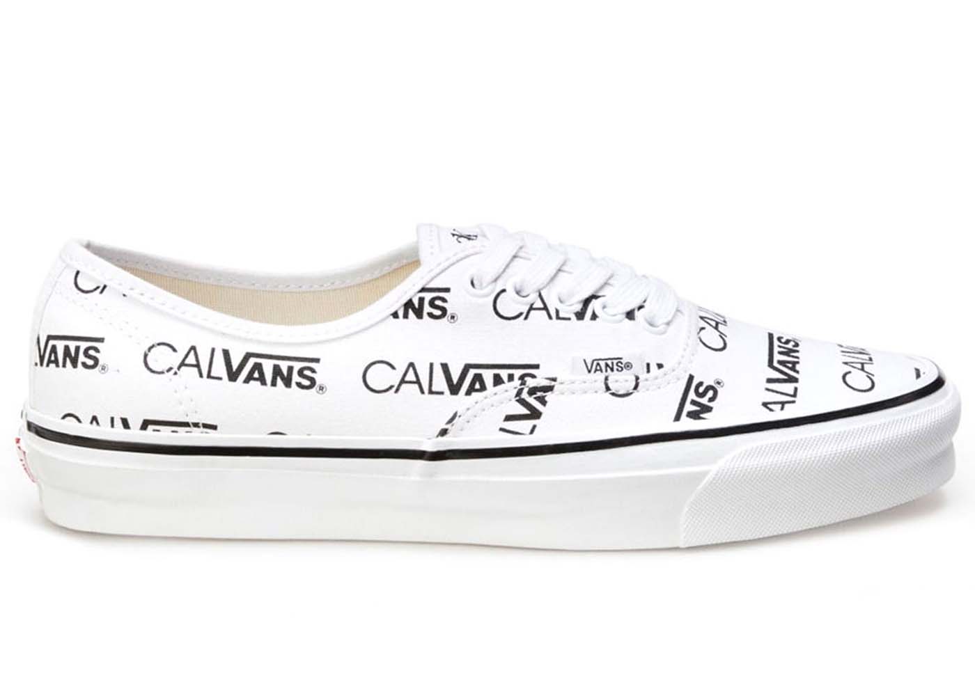 Superge in čevlji Vans Palace x Calvin Klein x Authentic "Calvans White" Bela | VN0A5FBDQLZ, 0