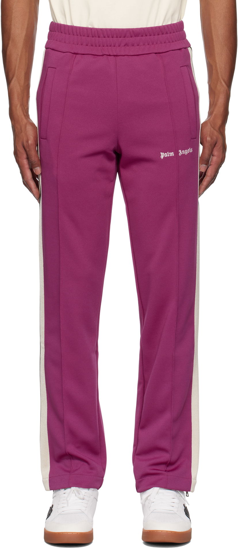 Trenirka Palm Angels Classic Logo Track Pants Lila | PMCJ020F24FAB0033703
