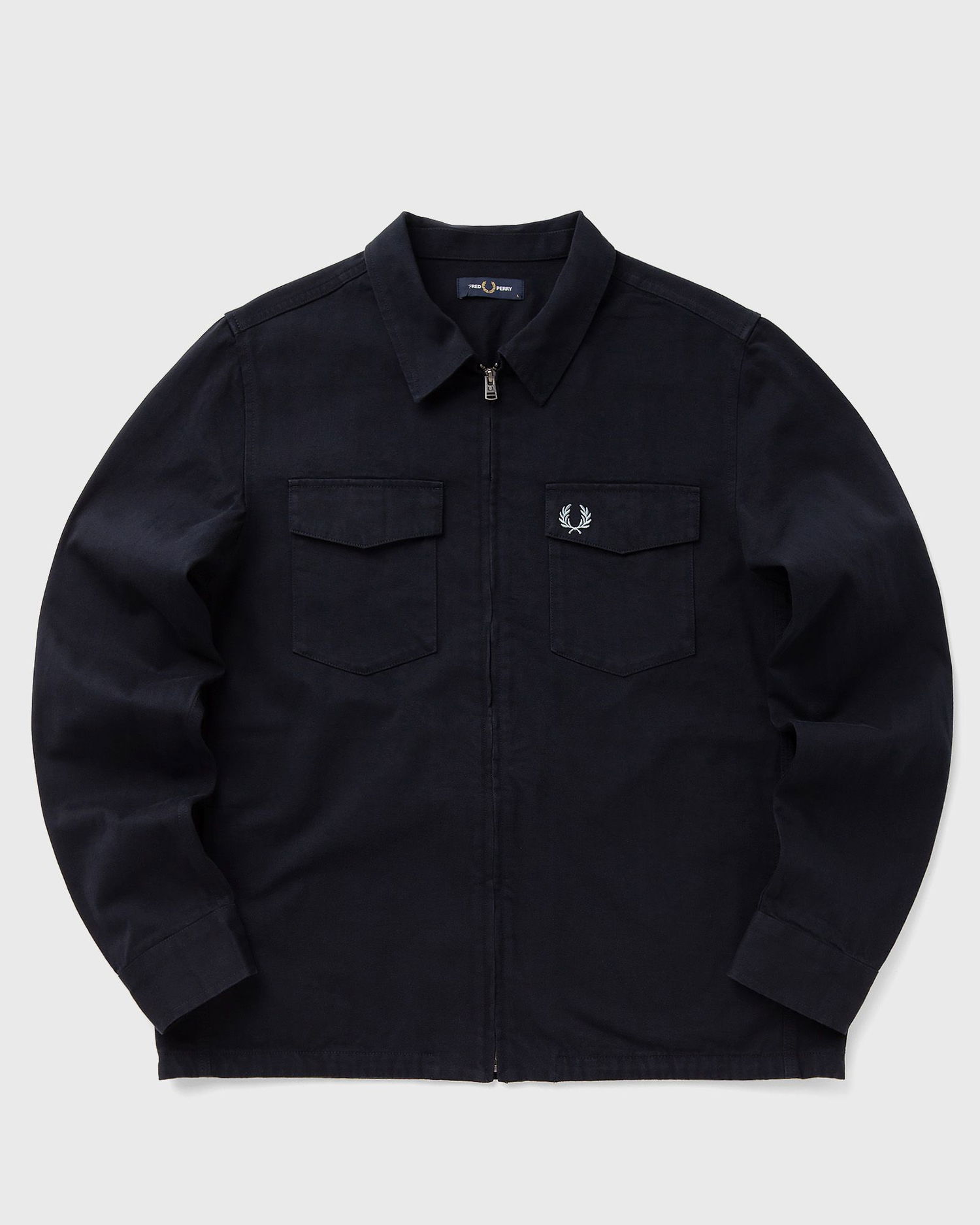 Srajce Fred Perry Twill Zip Through Overshirt Mornarica | M9833-608, 0