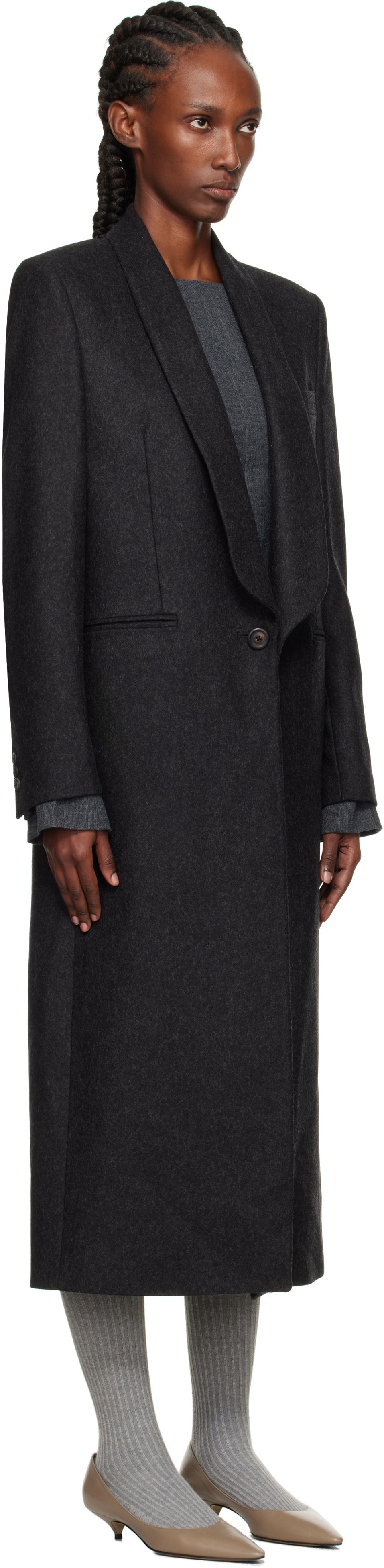 Plašči OUR LEGACY OUR LEGACY Supper Coat Črna | W4251SG, 1