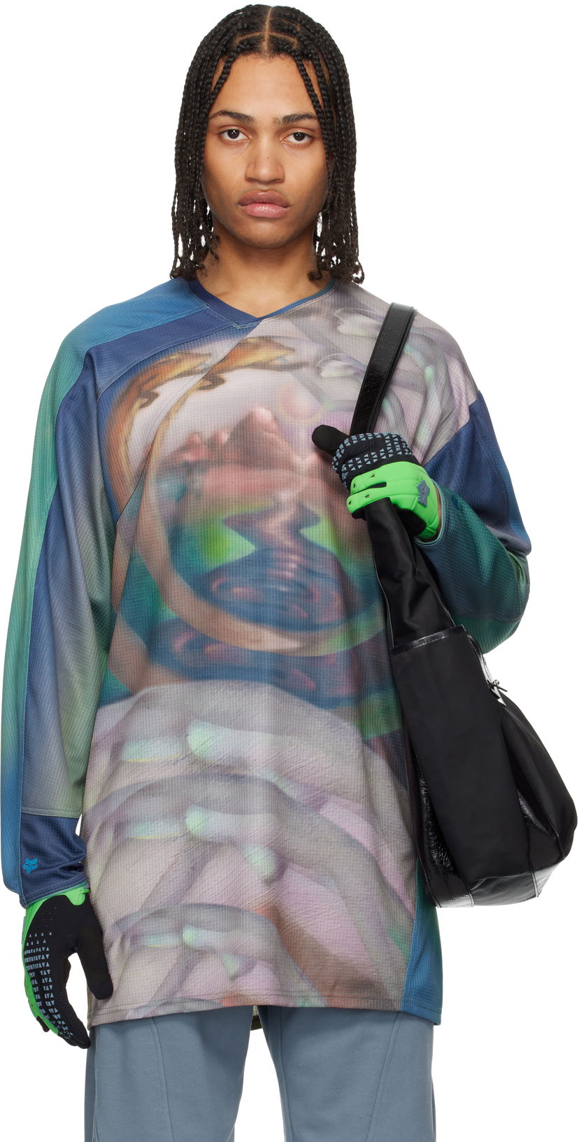 Dres KIKO KOSTADINOV Kiko Kostadinov Fox Racing Edition Printed Tunic T-Shirt Večbarvna | 36888-564