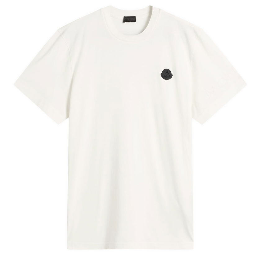 Majica Moncler Men's Cotton T-Shirt, Size Large Bela | 8C000-39-89AYW-031